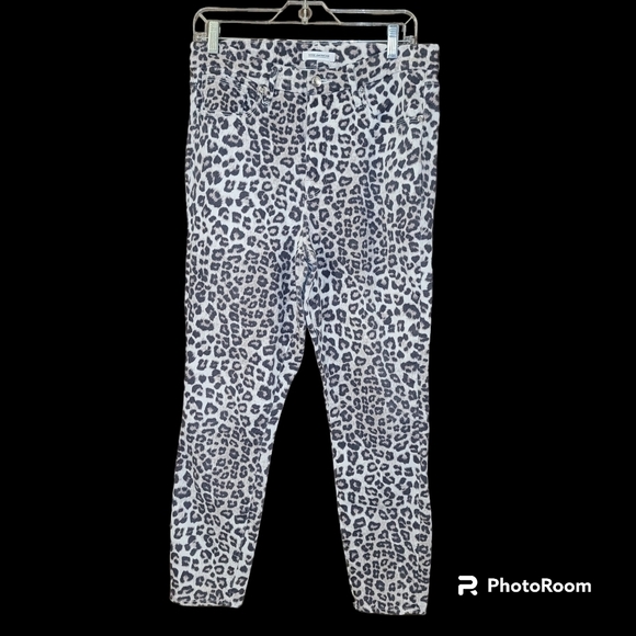+ Good American Good Waist Crop Animal print jeans - Picture 2 of 12